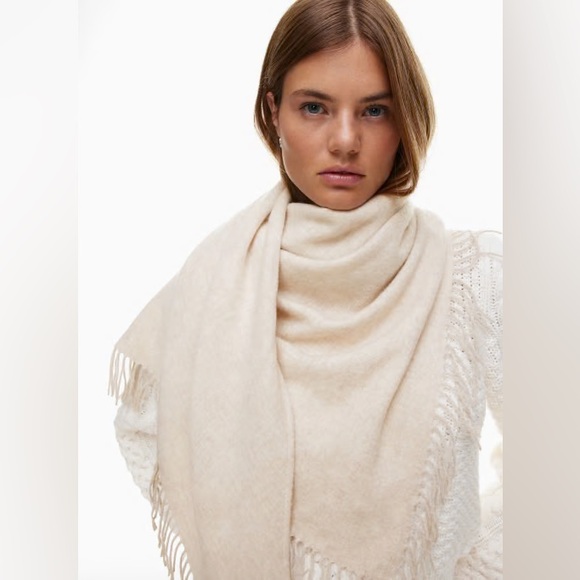 NWOTS Aritzia Wilfred Wool Triangle Scarf - Picture 11 of 13